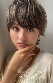 前髪有り無しどっちが似合う 顔型別に似合う前髪診断 bangs バングス ショートのヘアスタイル 似合う前髪 ヘアスタイリング