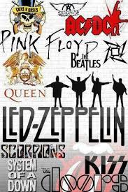 Rock And Roll Logos De Bandas Carteles De Rock Bandas De Musica