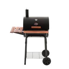 Char Griller 23 In Barrel Charcoal Grill In Black E2123 The Home Depot Charcoal Grill Grilling Outdoor Cooking