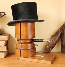 Milliners Adjustable Wooden Hat Stretcher Sizer Block Shop Display Stand