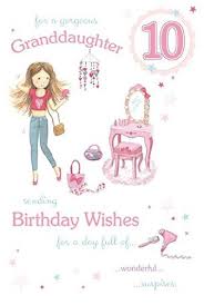 Happy Birthday Message For My Granddaughter From 2 27 Happy Birthday Granddaughter Age 10 Large Luxury 10th Birthday Card Birthday Wishes For Kids Happy 10th Birthday Birthday Cards