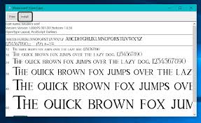 For years i have used this little vbscript to install true type fonts that are in the current folder where the script resides set ofso. How To Install A Font On Windows 10