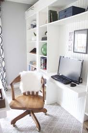 Office Makeover Reveal Ikea Hack Built In Billy Bookcases Southern Revivals Bookcase Desk Billy Bookcase Office Home Office Furniture