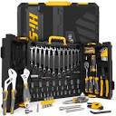 Amazon.com: Hi-Spec 124piece Home & Garage Mechanics Tool Set ...