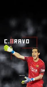 Claudio Bravo Barcelona Football Soccer Creative Art Wallpaper