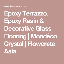 Epoxy Terrazzo Epoxy Resin Decorative Glass Flooring
