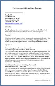 Management Consultant Resume Amy Smith 123 Main Street Atlanta Georgia 30339 Home 555 555 1234 Cell 555 555 1235 Asmith Sample R