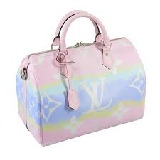 Louis vuitton speedy 30 multicolor hand bag. Louis Vuitton Speedy 30 Mon Giant Escale Pastel Mylovelyboutique