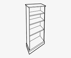 All your search for black and white png vector clipart images ends here. Bookcase Clipart Black And White Bookshelf Black And White 240x588 Png Download Pngkit