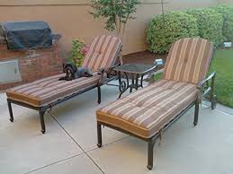 This cast aluminum chaise lounge combines the appearance, function and quality all together, offering you with the best experience. Mandalay Outdoor Patio 3pc Chaise Lounges Set Dark Bronze Cast Aluminum Sesame Buy Online In Bahamas At Bahamas Desertcart Com Productid 26144106
