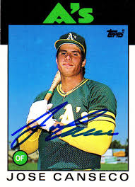 Prices pop apr facts registry shop. Jose Canseco Signed Oakland A S Athletics 1986 Topps Rookie Card 20t Schwartz Sports Memorabilia