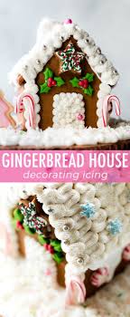 How To Make A Beautiful And Simple Homemade Gingerbread House With Royal Icing A Homemade Gingerbread House Gingerbread House Frosting Gingerbread House Recipe