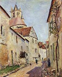 Sisley Alfred Rue De La Tannerie Alfred Sislej Kartiny V Stile Impressionizm Kartiny Impressionizm