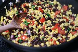 Black Bean Corn Tomato Salad Recipe Black Bean Corn Salad Black Bean Corn Salad Food Food Recipes
