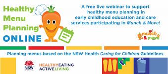 If you attend the live session there are three options. Munch Move Healthy Menu Planning Online Ectarc