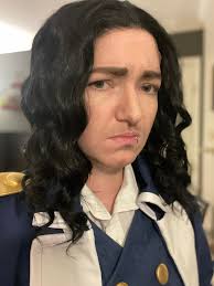 Kaladin wig + makeup test. Anyone have tips and tricks for  prosthetic/makeup brands and scars? Still haven't decided how I want to do  his brand. Gotta make myself a Syl spear too.