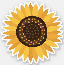 Yellow Sunflower Cartoon Sticker Zazzle Com In 2021 Cartoon Stickers Yellow Sunflower Design Your Own Stickers