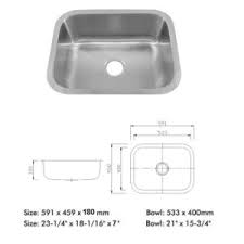 Product dimensions l510 mm x w460 mm. China American Undermount Single Bowl 304 Stainless Steel Kitchen Sink A69 3 China Stainless Steel Kitchen Sink Stainless Steel Bar Prep Sink