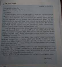 Ajukan pertanyaan tentang tugas sekolahmu. Contoh Surat Pribadi Untuk Sahabat Singkat Brainly