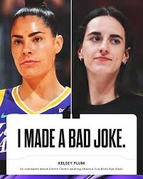 Plum clarified her comments from All-Star weekend where she implied that  Caitlin Clark's team had nothing to do with the “Pay us what you owe us”  shirt creation because they were hungover.