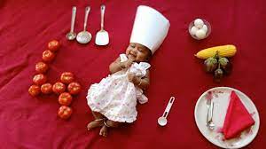 Baby Photoshoot Ideas At Home Baby Photoshoot Ideas Chef Themed Youtube