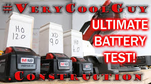 milwaukee m18 batteries battery comparison test 6 0 vs 9 0 vs 12 0