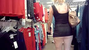 Dress without panties way too short in public, upskirt and flashing