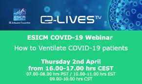 M Velia Antonini On Twitter How To Ventilate Covid19 Pts Prof Guerin Dr Camporota Luigi Icm Experts In Respiratory Failure Advanced Mv Non Invasive Lung Imaging Monitoring Will Give Advices During Next Esicm Webinar