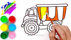 Apalagi kemampuan motoriknya belum berkembang dengan baik. Mobil Truk Cara Menggambar Dan Mewarnai Gambar Anak Tk Youtube