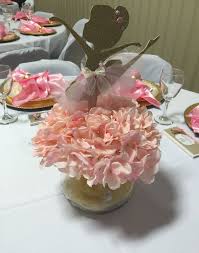 Ballerina Centerpiece Ballerina Baby Showers Ballerina Baby Shower Theme Ballerina Centerpiece
