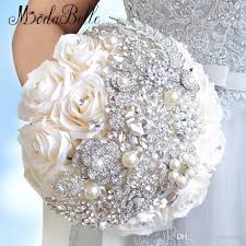Brooch bouquets are the newest trend in the wedding industry. Modabelle White Ivory Red Purple Pink Crystal Bouquet Brooch Bouquet De Mariage Blanc Bride Wedding Bouquet For Brides From Everising 38 9 Dhgate Com