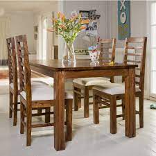 Get the free plans from the link below and visit the tutorial for the complete instructions. Js Home Decor Sheesham Wood 4 Seater Dining Table Set With 4 Chairs For Home Natural Brown Buy Online In Botswana At Botswana Desertcart Com Productid 129234838