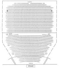 seating charts center for the arts