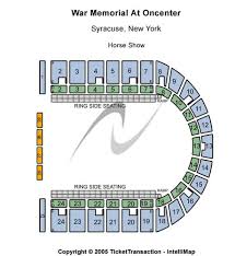War Memorial At Oncenter Tickets Seating Charts And