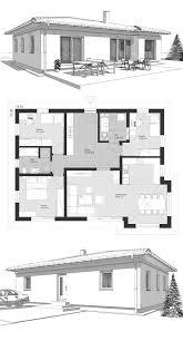 Bungalow Neubau Klassisch Mit Walmdach Architektur 4 Zimmer Grundriss Mit Erker Einfamilienhaus Ebenerdig Bau Bauplan Haus Haus Grundriss Grundriss Wohnung