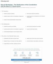 A reading comprehension worksheet is also available in the file, b. Ratifying The Constitution Worksheet Answers Beautiful Quiz Worksheet The Ratification Of In 2020 Spelling Worksheets Scientific Method Worksheet Science Worksheets