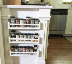 I used quilted ball jelly jars to hold the spices and built it to disappear into the side of a. 10 Hidden Spots In Your Kitchen You Could Be Using For Storage Hometalk