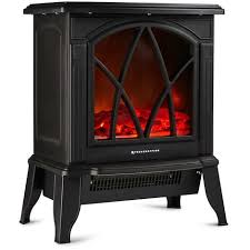 A main reason is that an electric fireplace does not have real flames or need venting. Freestanding Electric Log Burner Stove Heater 1800w Fireplace With Flame Effect