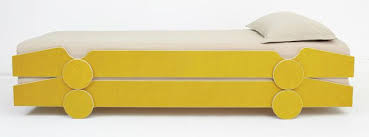 Fun Stackable Bed From Speedoletto Living In A Shoebox Fold Out Beds Kid Beds Space Saving Beds