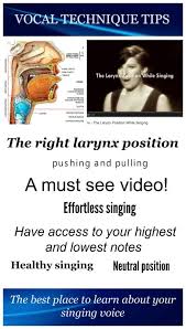 Larynx Position Singing Lessons Music Lessons Vocal Training