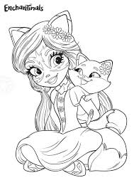 5 kolorowanek kolorowanki matematyczne dodawanie i odejmowanie. Coloriage Enchantimals Filles Magiques Et Leurs Animaux Imprimer A4