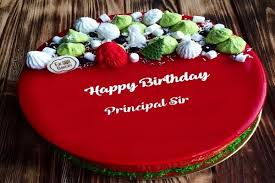 Find images of birthday cake. Birthday Cake Designs For Principal Bakingo Blog