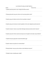 Latihan tatabahasa kata nafi untuk murid sekolah rendah dan pelajar sekolah menengah tahun 1 hingga tahun 6 dan tingkatan 1 hingga tingkatan 5. Kuiz Kesihatan Pbsm