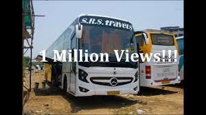 1 Million Views Mercedes Benz 15m Bus Of Srs Travels One Of The Asia S Longest Bus Youtube