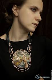 Kilchurn Caisteal" колье-кулон в интернет-магазине Ярмарка Мастеров по цене  19000 ₽