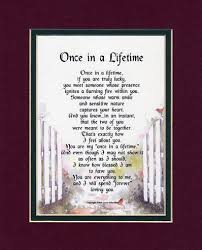 Amazon Com Once In A Lifetime A Mother S Day Gift For A Wife Or Girlfriend Touching 8 Anniversary Quotes For Parents Sister In Law Quotes Valentines Poems