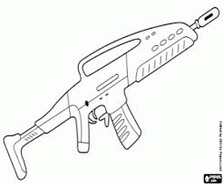 Nerf gun drawing coloring pages. A Small Machine Gun Coloring Page Printable Game