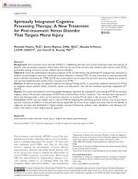 Abc model for rebt rational emotive behavioral therapy (rebt)—a form of cbt—uses the abc model to explain the interaction between thoughts, emotions, and behaviors. Pdf Spiritually Integrated Cognitive Processing Therapy A New Treatment For Post Traumatic Stress Disorder That Targets Moral Injury