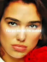 Dua Lipa Saying Dula Peep