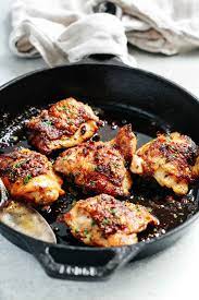 Garlic Butter Chicken Thighs Very Easy To Make And So Good